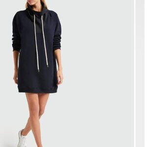 G. Label By Goop Henrietta Sweatshirt Dress Blue M